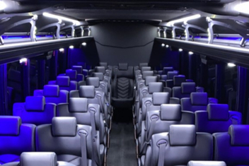 Parker Charter Bus Interior