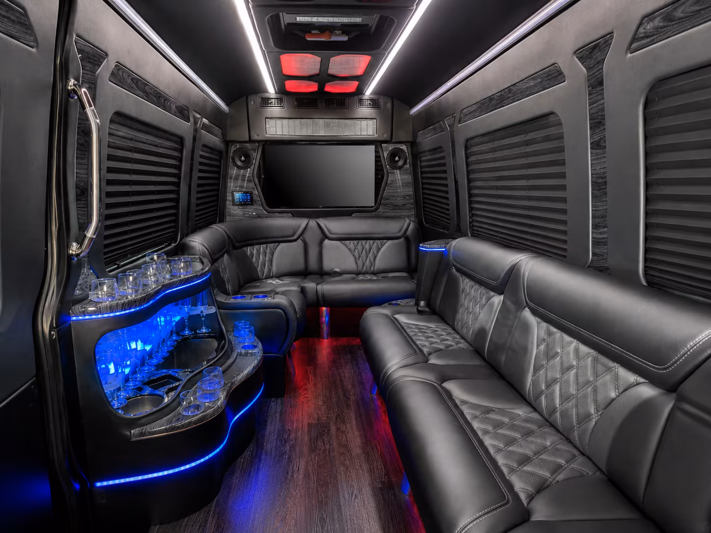 for easy airport transfers a parker employee shuttle bus gets your team to dia