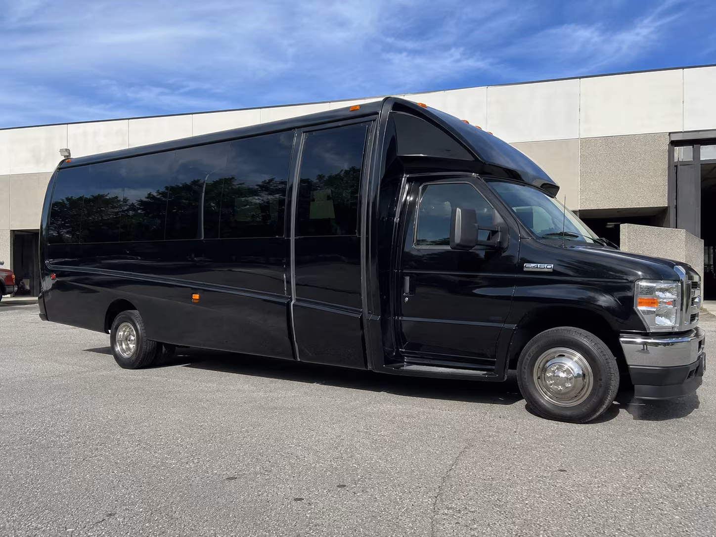 parker airport transportation onboard seating