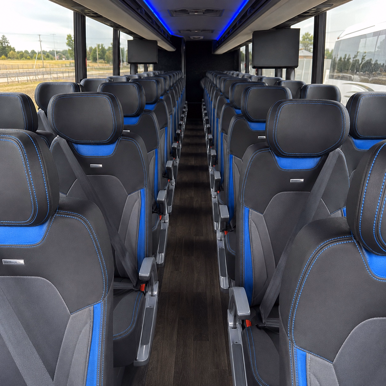 parker concert transportation onboard seating