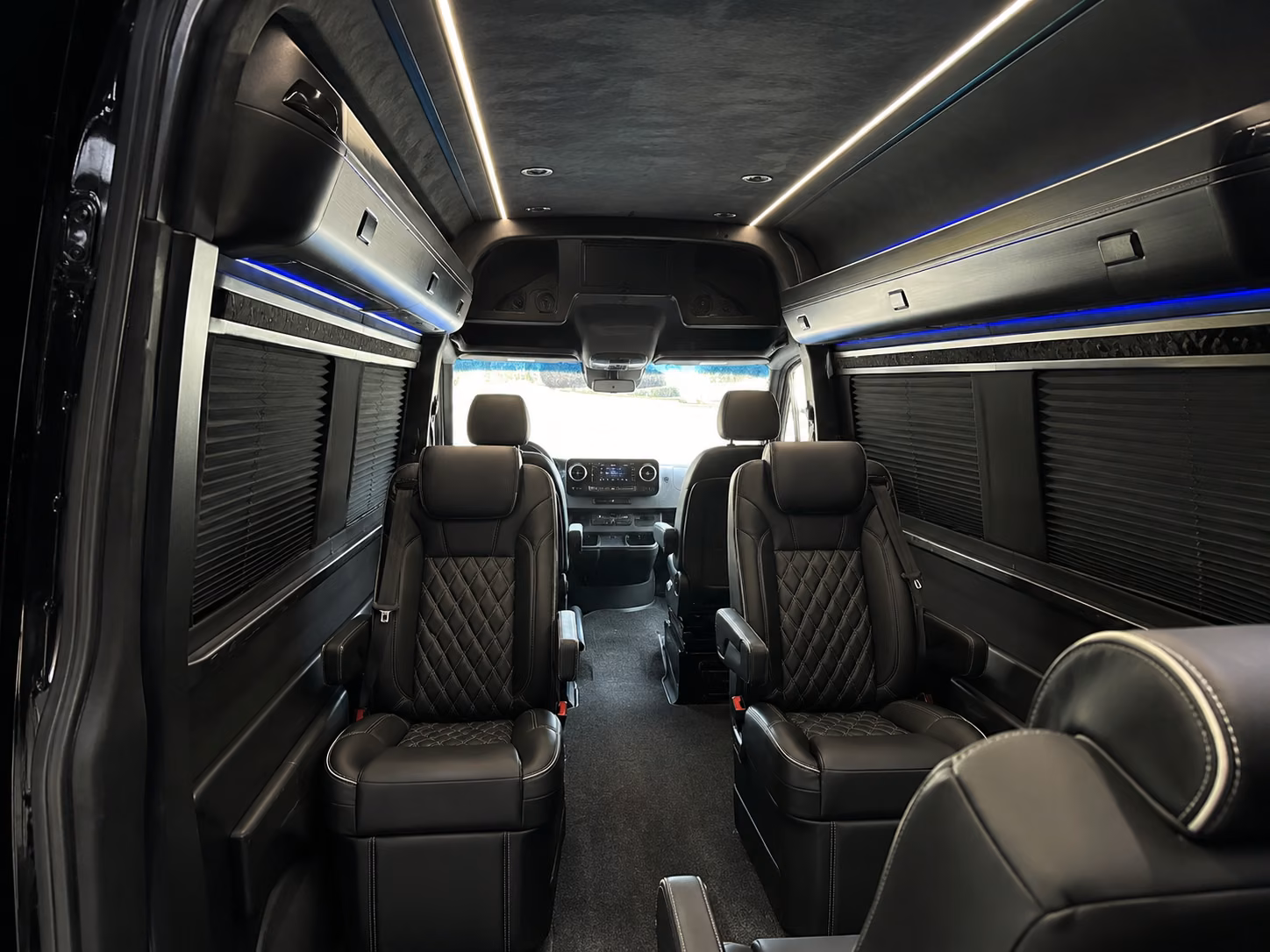 parker corporate event transportation onboard seating