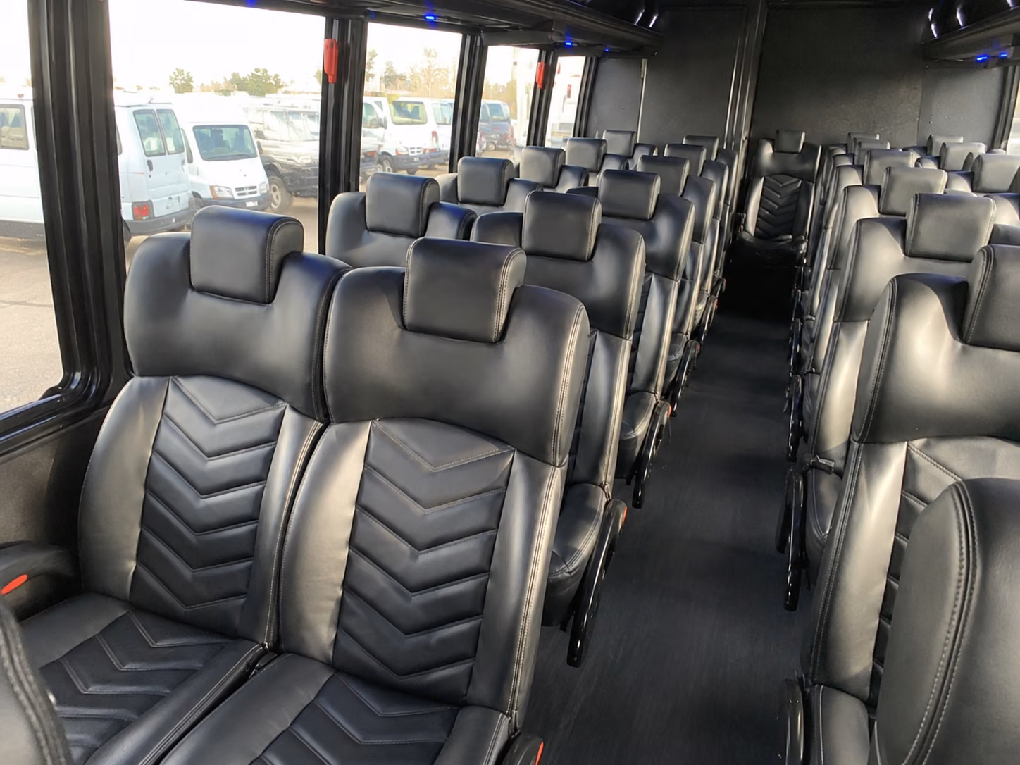 parker long distance transportation onboard seating