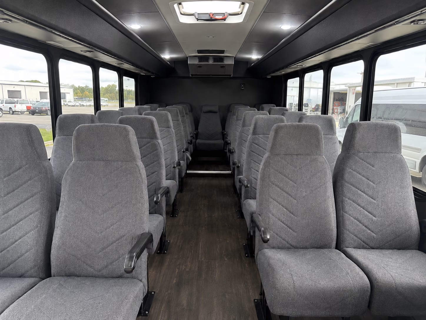 parker private event transportation onboard seating