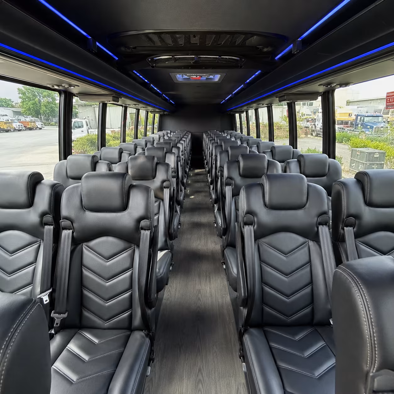 parker religious group transportation onboard seating