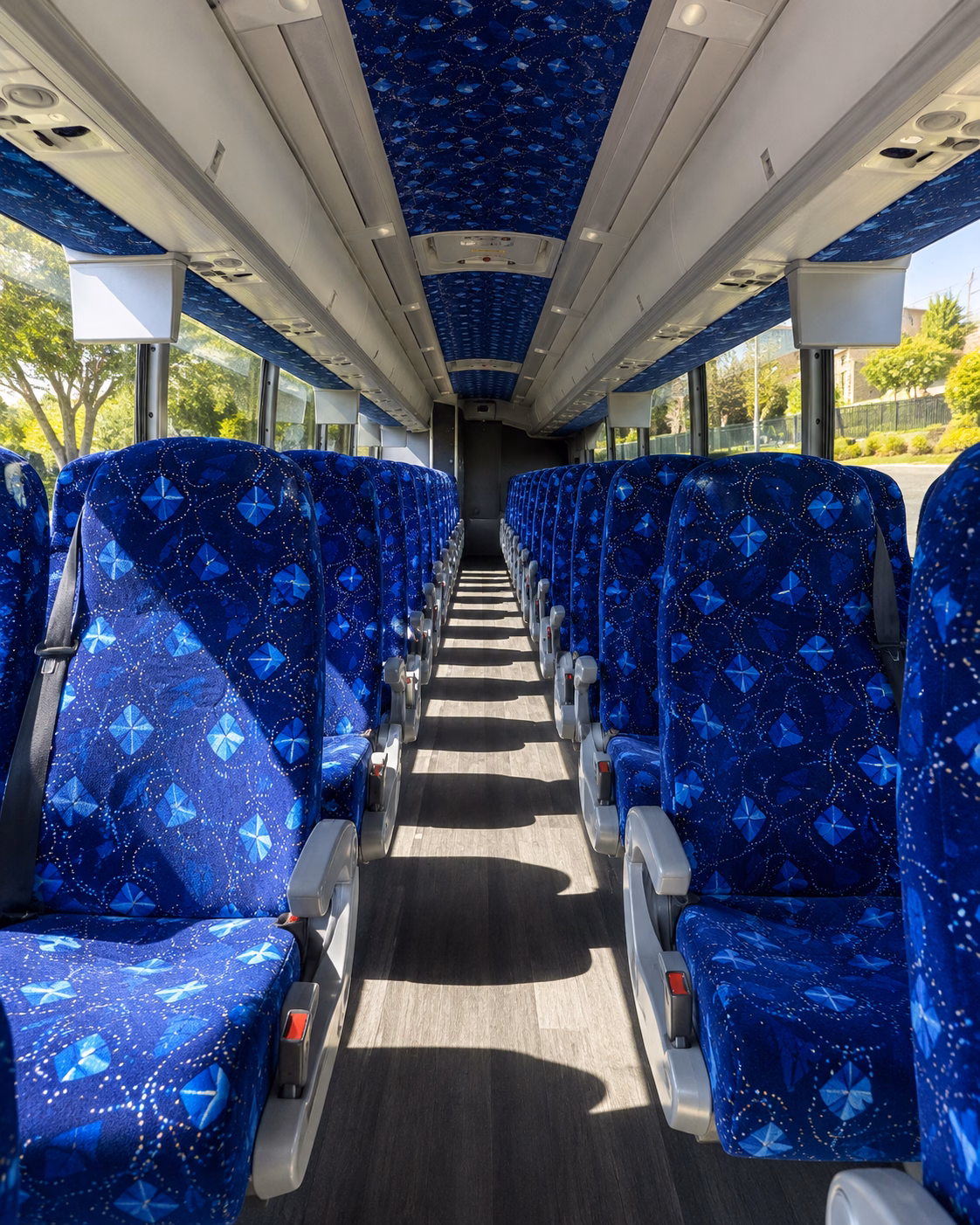parker school event transportation onboard seating